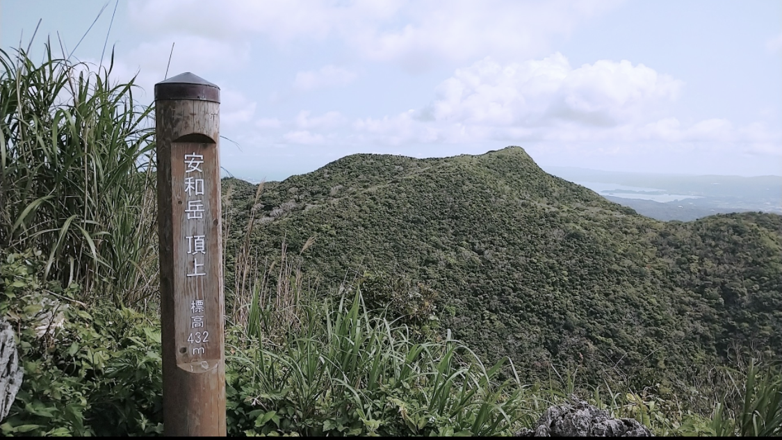 沖縄県名護市の安和岳